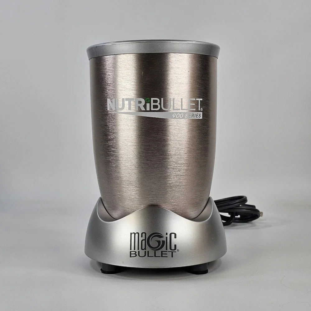 NutriBullet 900 Series Magic Bullet Blender Champagne Gold 9 Piece NB-WL007C-02